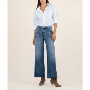 Kut from the Kloth Meg High Rise Wide Leg, Exclusive Size 66 / Satisfied W/Med B